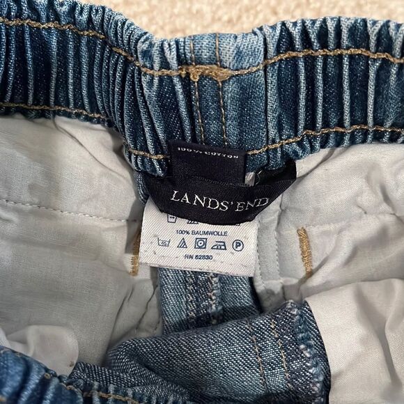 SIZE SMALL LANDS END JEAN SHORTS - Picture 7 of 8